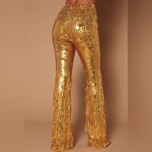 Cher Sequin Pant-Gold